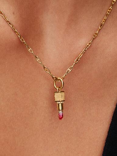 Prívesok Pat McGrath The Red Lip Statement Dangle