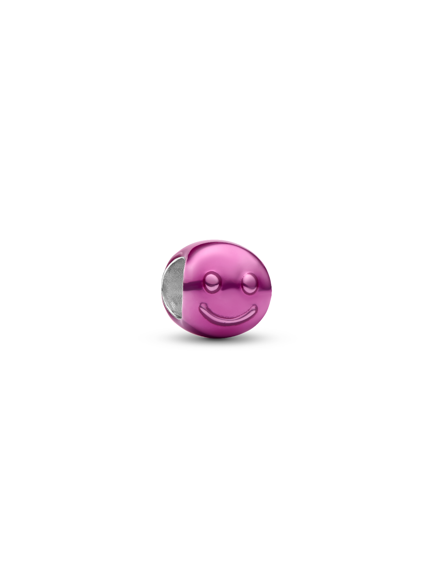 Mini prívesok s ružovým smajlíkom