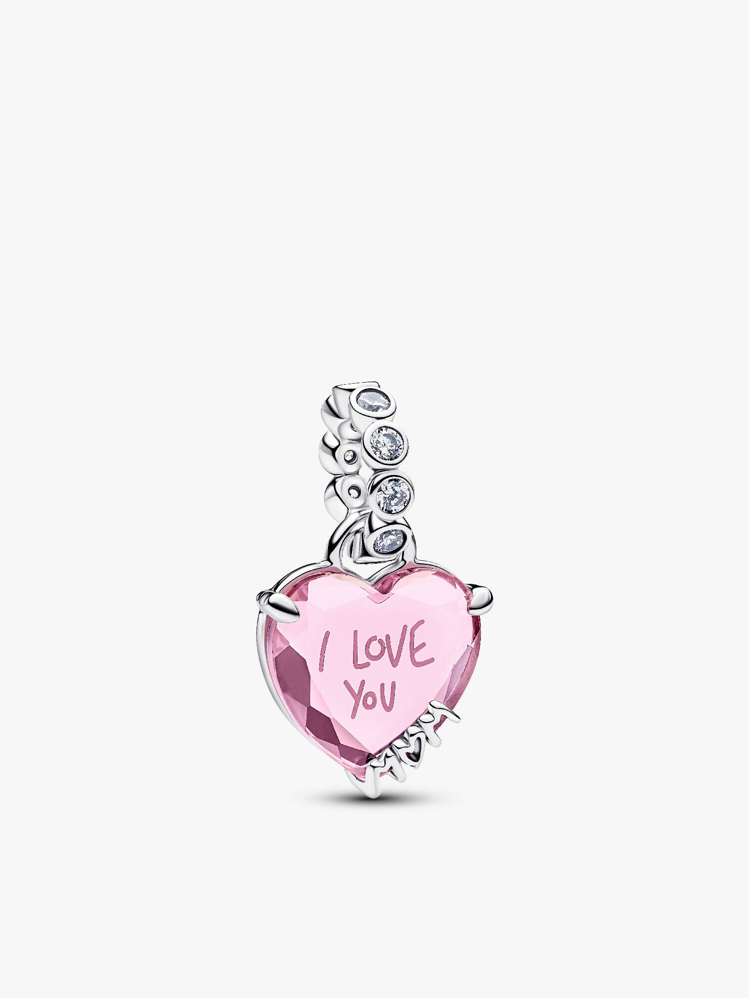 Visiaci prívesok s nápisom I Love You Mom (Ľúbim ťa, mami) 