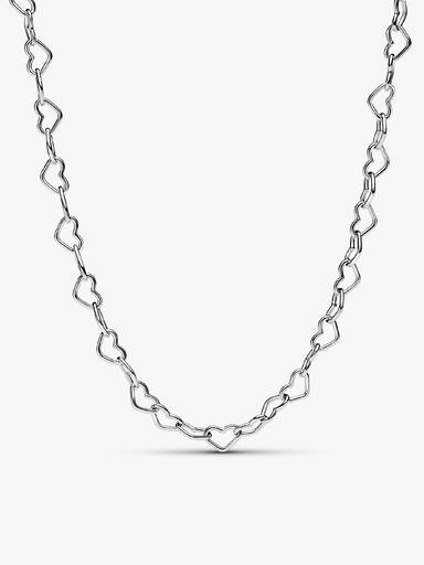 Linked Hearts Collier Necklace with heart pendant set