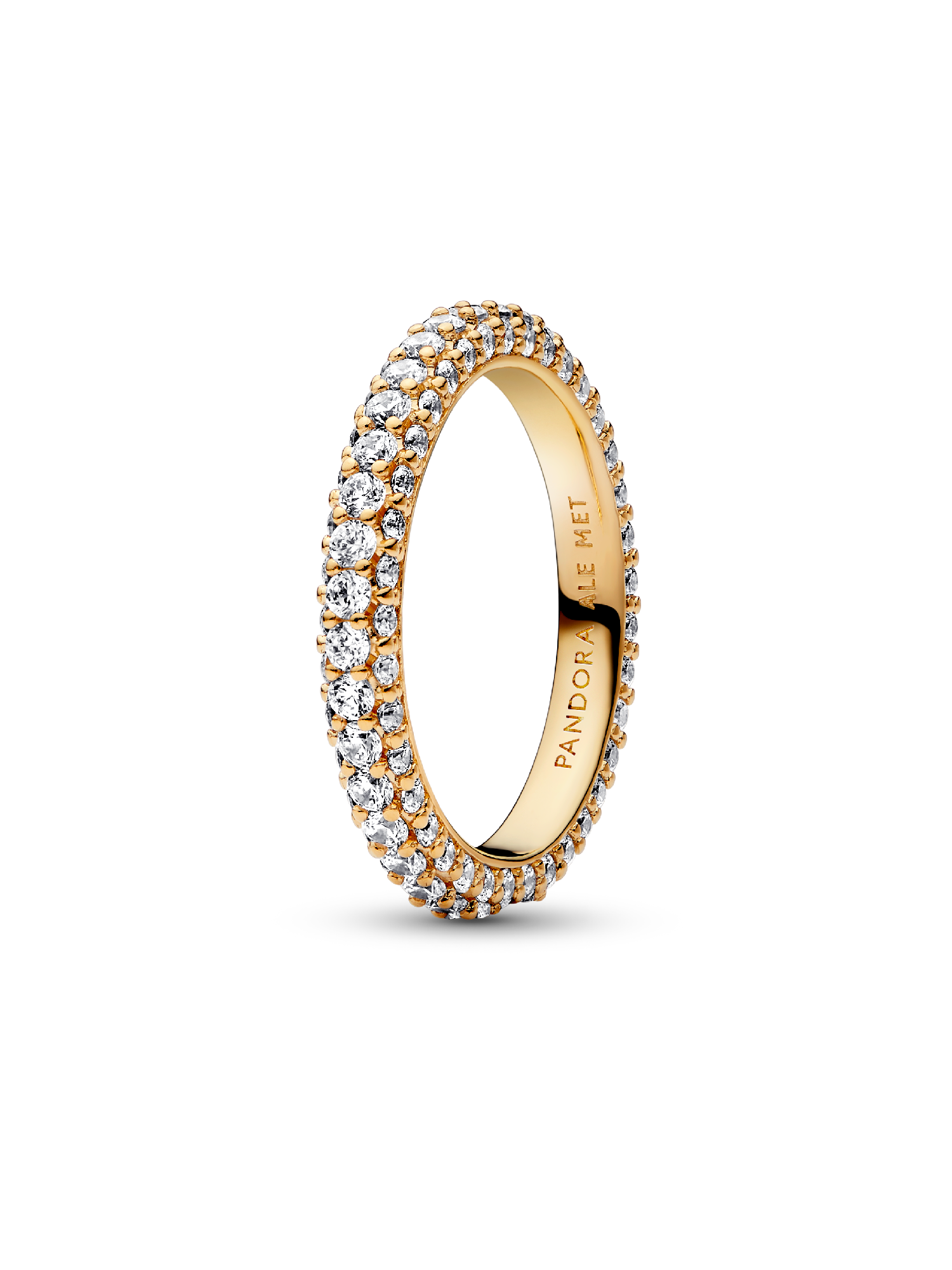 Prsteň Pandora Timeless Pavé, jednoradový
