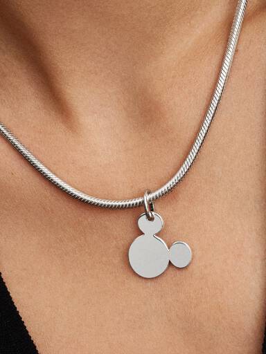 Gravírovateľný visiaci prívesok myšiak Mickey zo série Disney