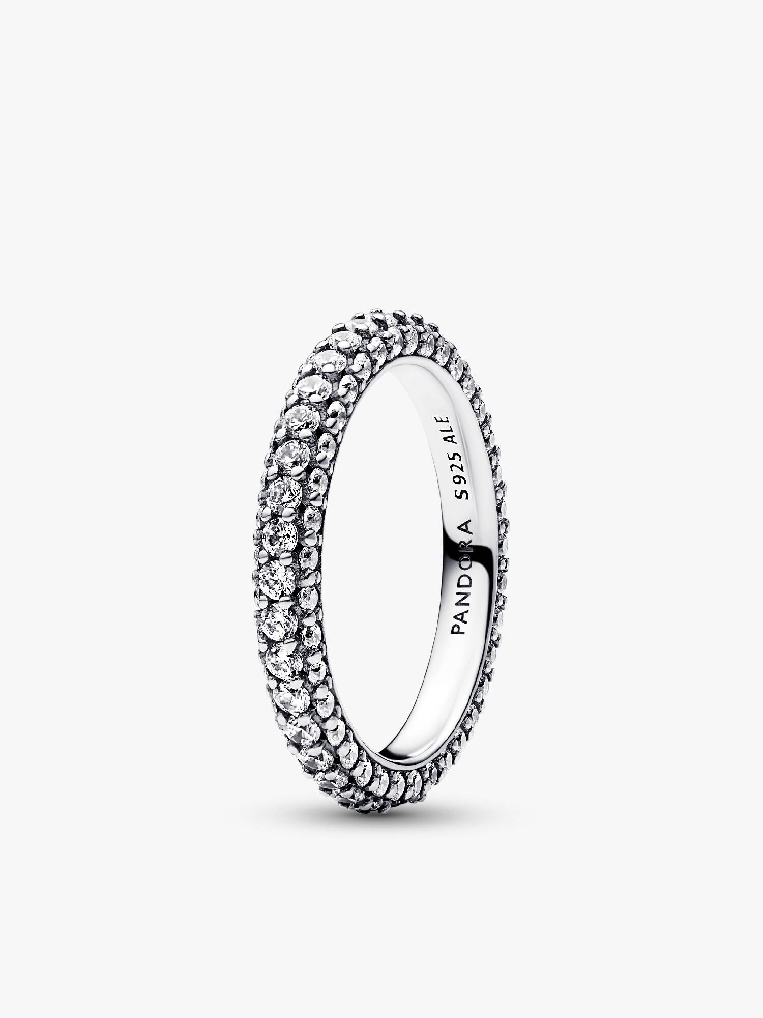 Prsteň Pandora Timeless Pavé, jednoradový