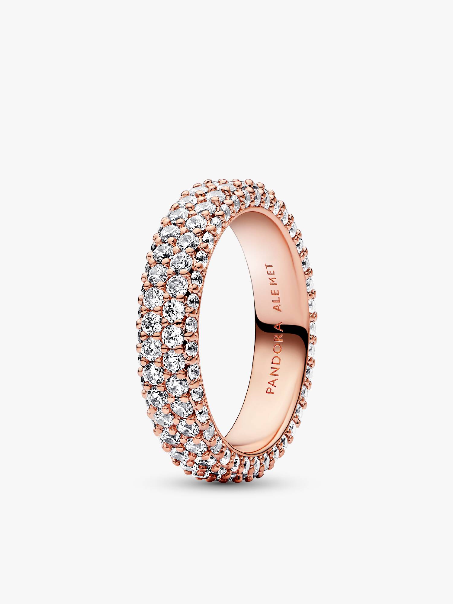 Prsteň Pavé Pandora Timeless, dvojradový